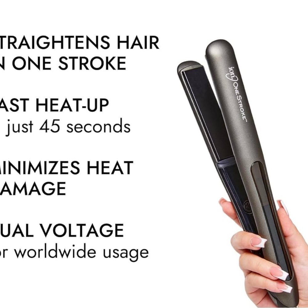 Ion One Stroke Flat Iron 1 inch - Picture 3 of 8
